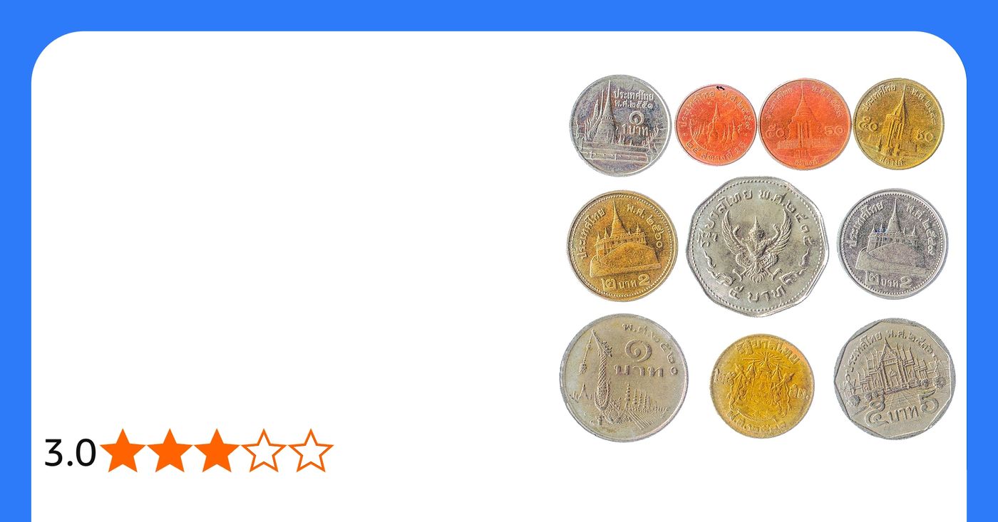 Thailand 10 Mixed Coins | Satang | Baht | Garuda | Rama IX | Rama X | Since  1950 : Amazon.ca: Toys & Games