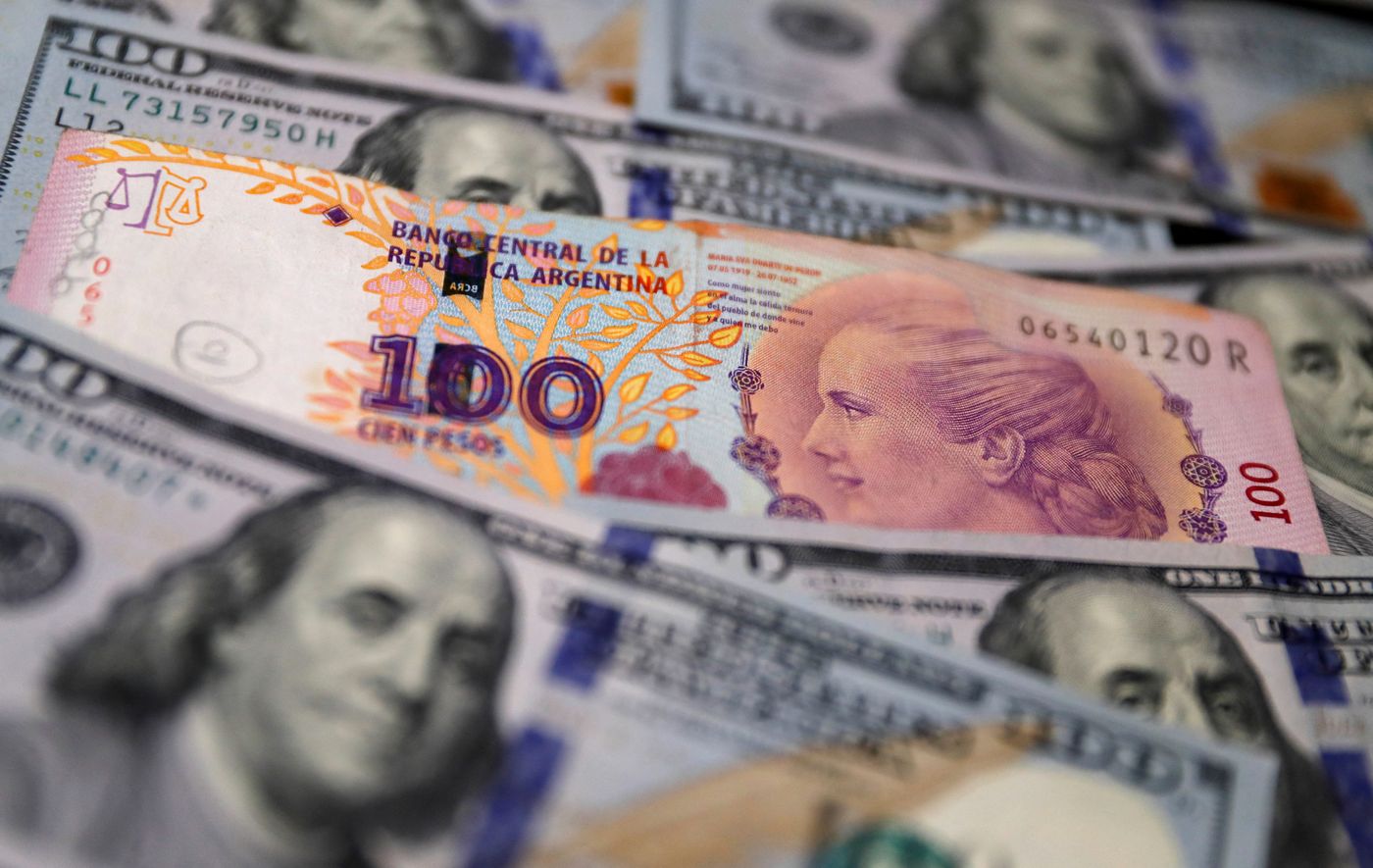 Argentina's beleaguered peso sinks to new low as election looms | Reuters