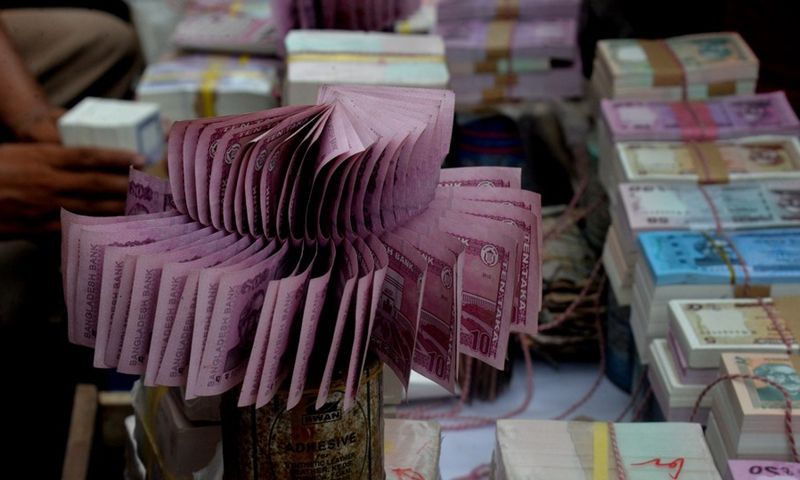 U.S. dollar hits record high against Bangladeshi taka, Global Times