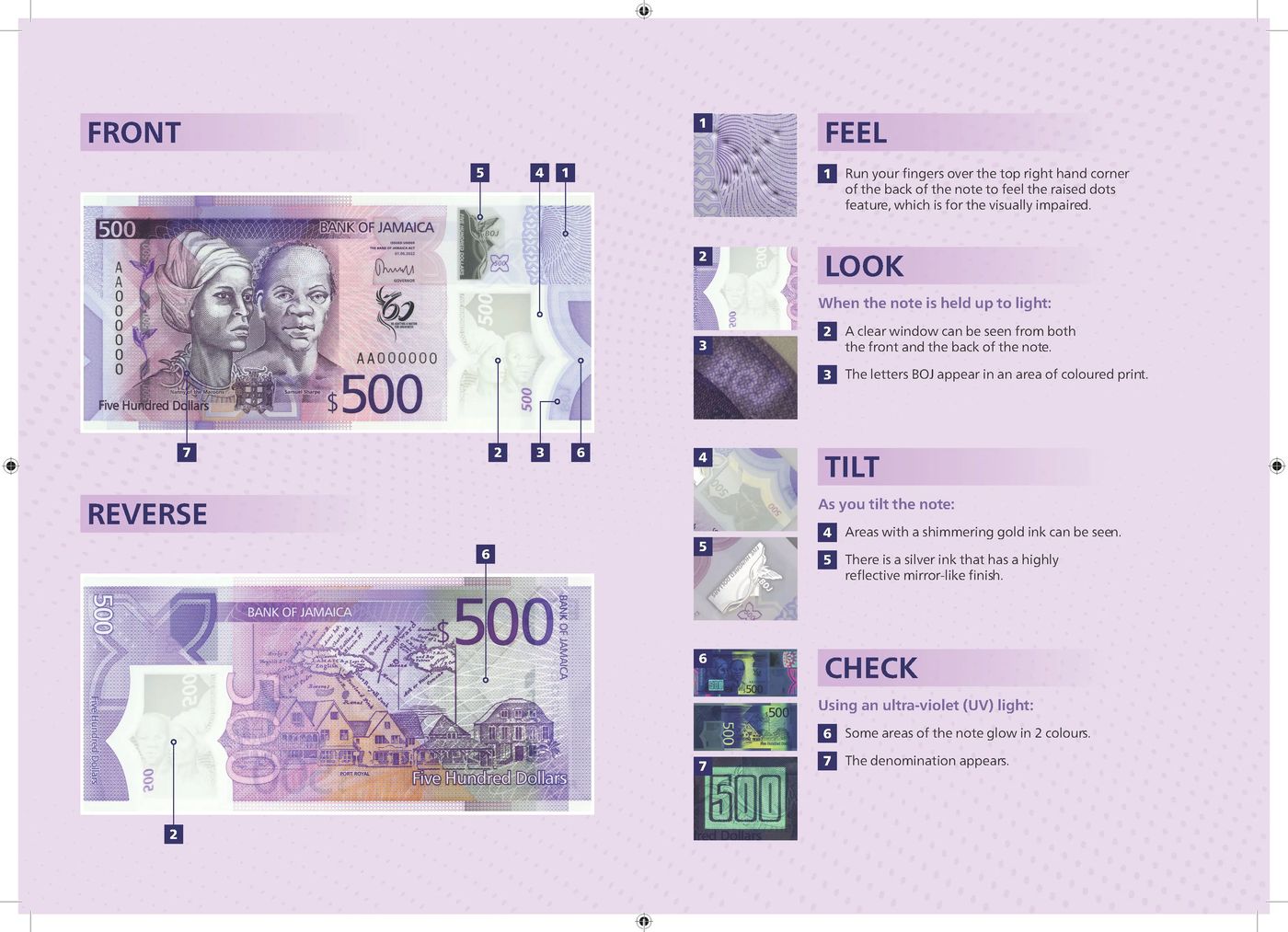 Banknotes » Bank of Jamaica
