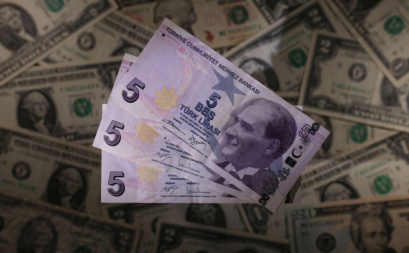 Turkish lira flirts with record low as Doha eyes trouble | Reuters