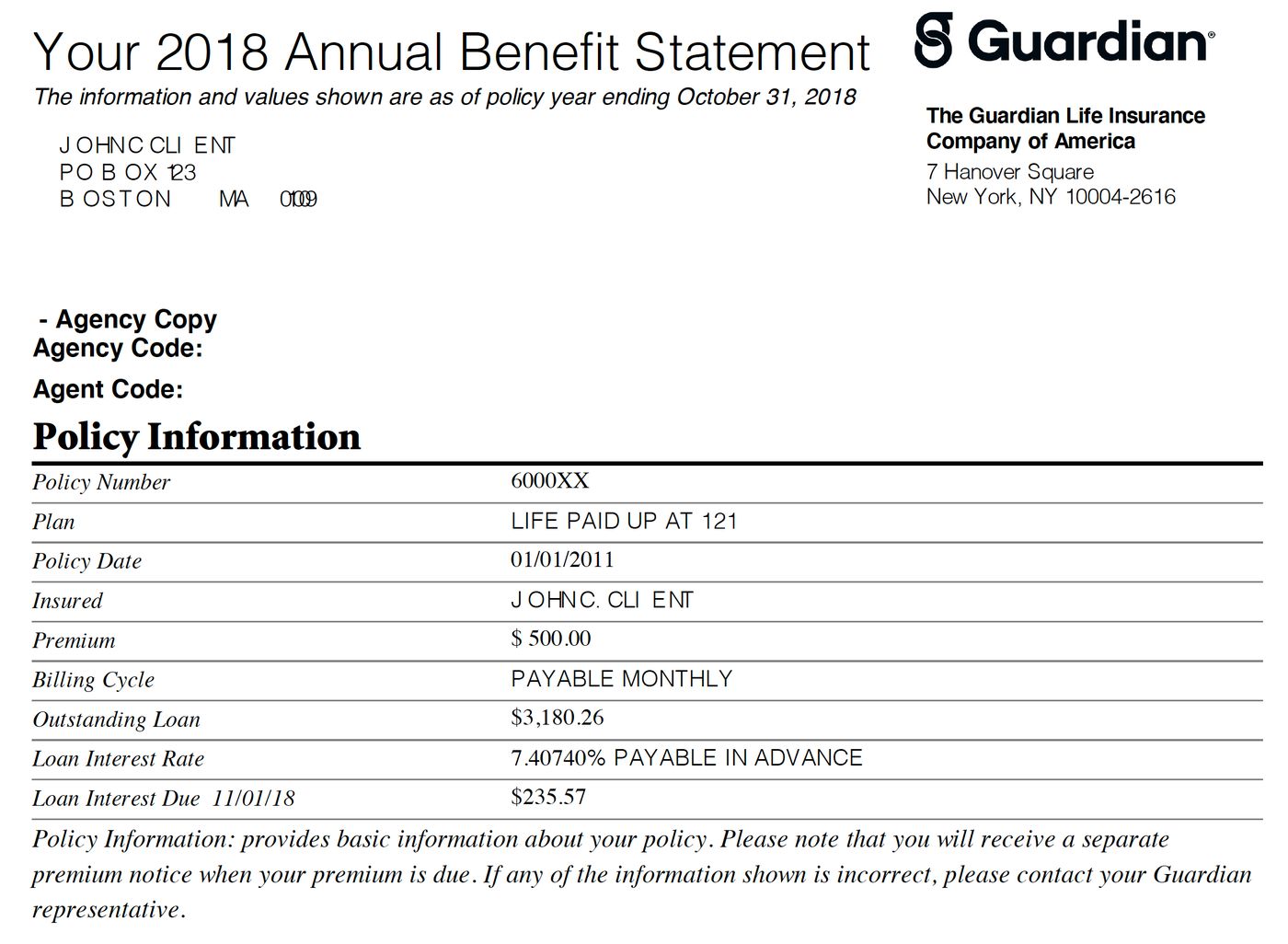 How to Read and Understand your Whole Life Insurance Statement • The  Insurance Pro Blog