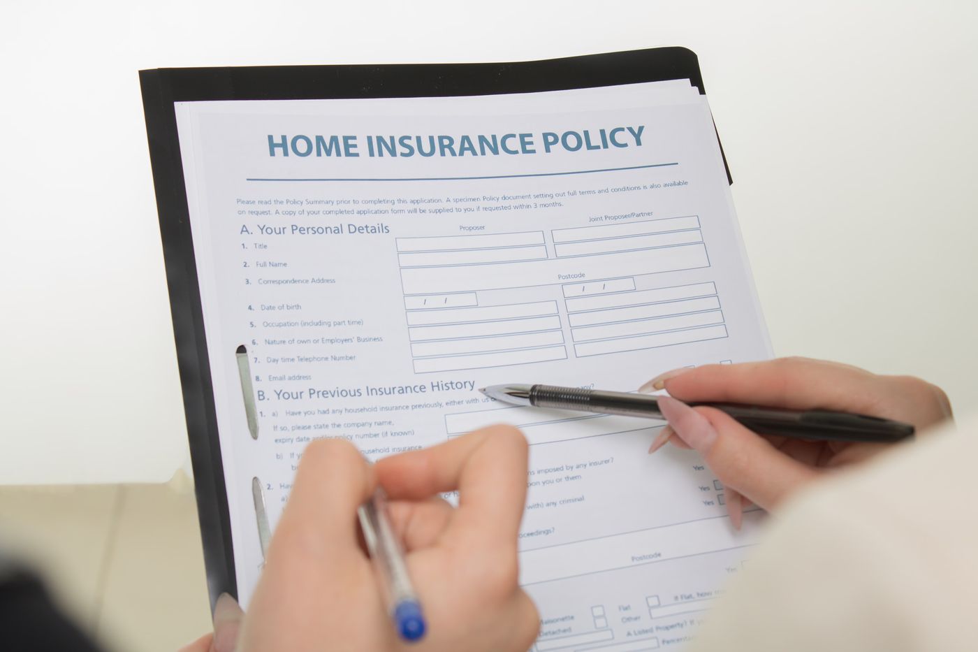 A Home Insurance Policy · Free Stock Photo